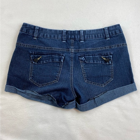 Revolt Jeans Revolution Vintage Blue Women’s Denim Jean Shorts Sz 11 - Picture 10 of 11
